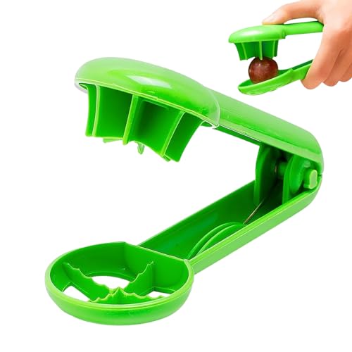 KERALI Affettatrice Per Pomodorini, Taglia Pomodori, Acciaio Inossidabile, Verde