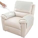 GYHH Sofa Armrest Cover, Headrest Cover for Recliner Chair Arm Cover,Armchair Slipcover Nonslip Quilted Furniture Protector for Pets Leather Sofa Couch