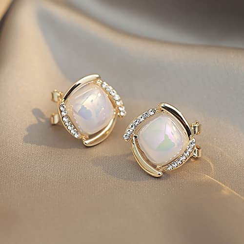 Boucles d'oreilles argent 925 anti-allergie strass perles légères - 5