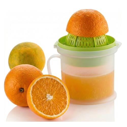 KBS Manual Juicer Squeezer Nano Mini Hand Press Push Type Orange Citrus Grapes Water melon Fruit Juice Extractor Multipurpose Small Plastic Home Kitchen Accessories Items Product Gadgets Tool