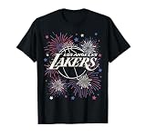 NBA Los Angeles Lakers 4th of July Team Logo and Fireworks T-Shirt