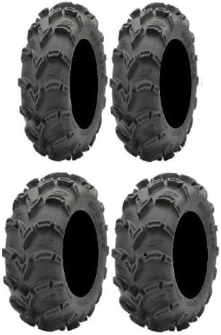 Full set of ITP Mud Lite XL 28x10-14 and 28x12-14 ATV Tires (4)