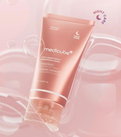 Image of Medicube Collagen Night Wrapping Mask 75ml Overnight Sleeping Mask for Elasticity and Hydration
