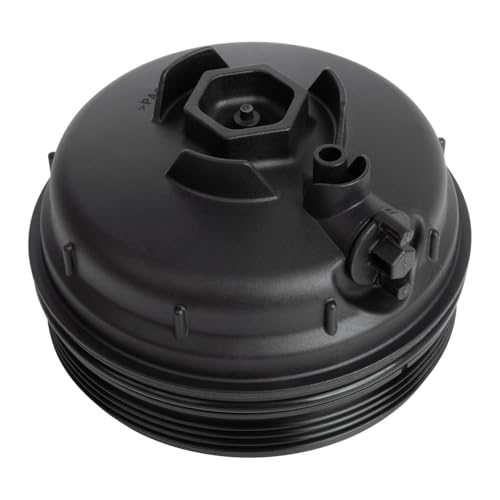 Sounrui Diesel Fuel Filter Canister Cover for 2019-2024 Ram 2500 3500 4500 5500 6.7L Cummins, 2020-2024 Ram 1500 3.0L EcoDiesel, Replaces Mopar 68436815AB 68436815AA, Water Separator Cap