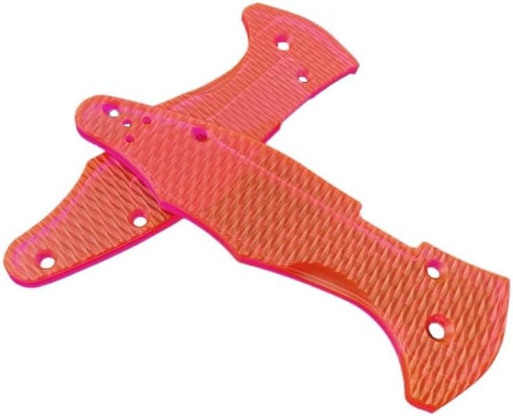 1 Pair Acrylic Scales Fits for C85 Yojimbo 2, CNC Non-slip Handle Patch Blank DIY Replacement