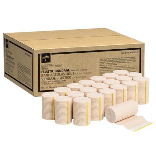 Title: Medline Matrix Wrap Elastic Bandage with Self-Closure, Sterile, 2 Inches x 5 Yards, Case of 20