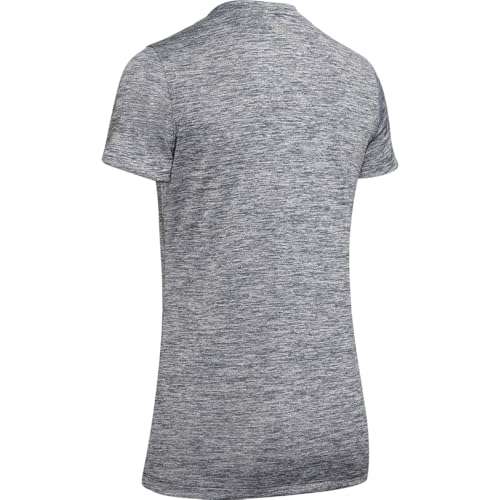 Image of Under Armour Womens Tech V-Neck Twist Short-Sleeve T-Shirt