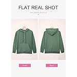 Dokotoo Womens 2025 Hoodies Button Collar Drawstring Hooded Pullover Sweatshirt Casual Long Sleeve Tops Shirts - Image 3