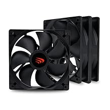 AAAwave 120mm 2500 RPM PWM Daisy Chain Double Ball Bearing Powerful Cooling Fan for GPU Mining Rig, CPU Cooler, Water-Cooling Radiator, Server and Case 3-Pack