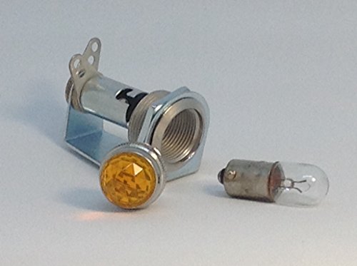 Axegrinderz Tube Amp Pilot Light with Amber Jewel & 47 Bulb