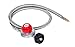 GasSaf 4FT 10 PSI Adjustable High Pressure Propane Regulator with Hose,1/8