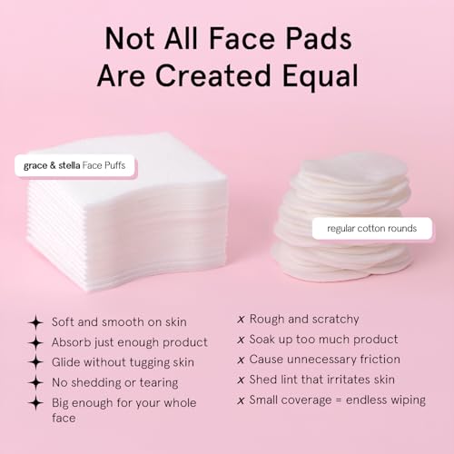 Image of grace & stella Face Pads for Toner, Essence, and DIY Mask (200 Count)
