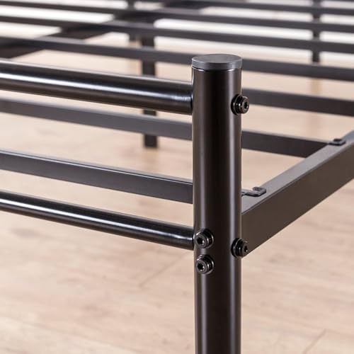 Zinus Geraldine Double Bed frame - Bed 135x190 cm - 28cm Height - Metal Platform Bed frame with Headboard and Footboard - Black 9 Zinus Geraldine Double Bed frame - Bed 135x190 cm - 28cm Height - Metal Platform Bed frame with Headboard and Footboard - Black - Image 9
