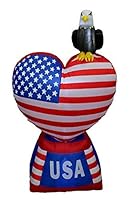 Algopix Similar Product 14 - 5 Foot Tall Patriotic Independence Day