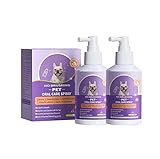 2PCS 2023 New Pet Clean Teeth Cleaning Spray, Dentalspray für Hunde Zahnstein und Maulgeruch, Hund Zahnpflege Katze, Zahnspray zur Zahnreinigung, frischer Atem, Dentalspray für Hunde & Katzen