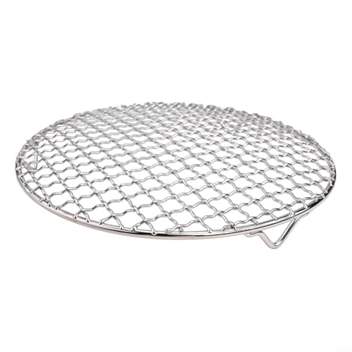 Miniatura 4 de Rejilla Redonda De Acero Inoxidable 201 Para Enfriar Productos Horneados O Asar Carnes 24 Cm