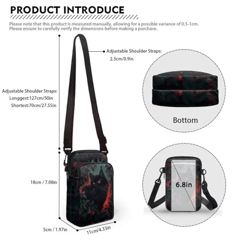 Image of Lightweight Small Crossbody Bags Cell Phone Purses Travel Pouch Shoulder Bag for Women