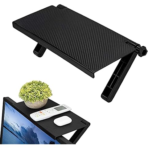 Screen Adjustable Shelf - TV Top Rack Shelf, Monitor Top Bracket, Screen Storable Stand, Home Decor, Non-slip, Multifunction, Foldable, for Flat Screen TV Computer Monitor (One piece) Cover