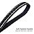 Beshine Padded Handle Dog Lead, 1.2m x 2cm Durable Reflective Nylon Dog Leash for Small, Medium Dogs, Black