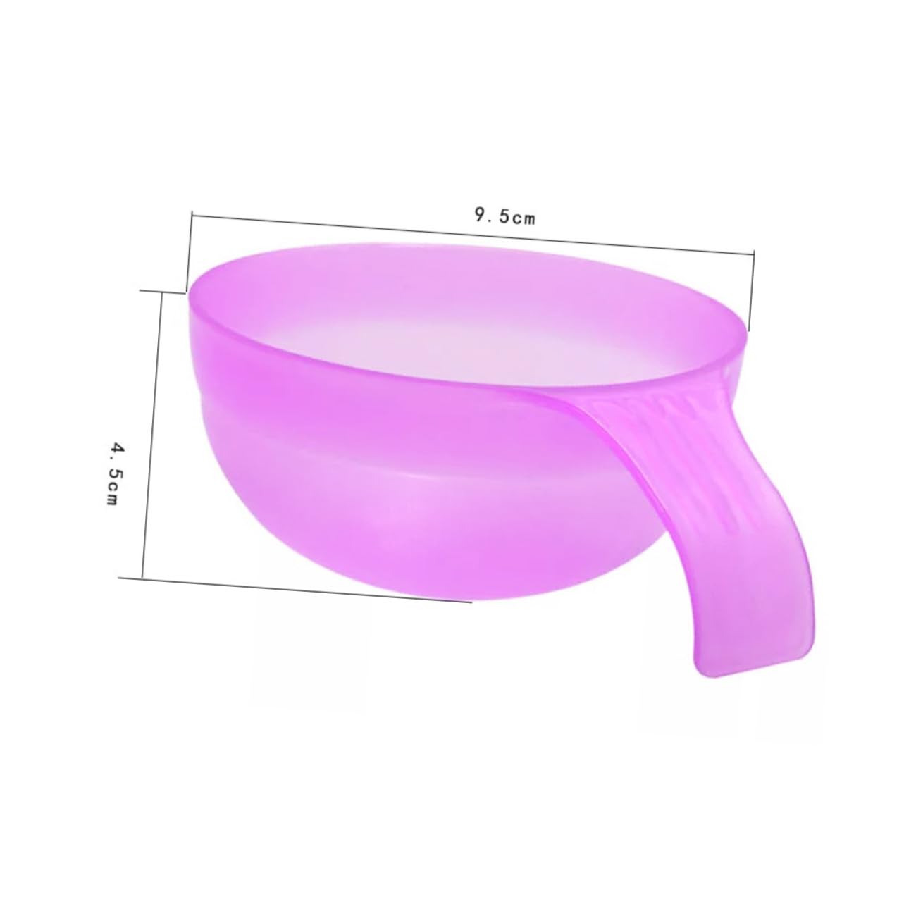 Beavorty Facial Mask Bowl Set 5pc Plastic DIY Mask Tools Kit with Bowl Spoon Stick Measuring Cup for Women Random Color