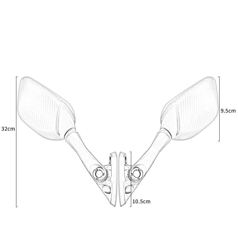 Espejos motocicleta YZF R25 solucionan puntos ciegos XMAX300 4