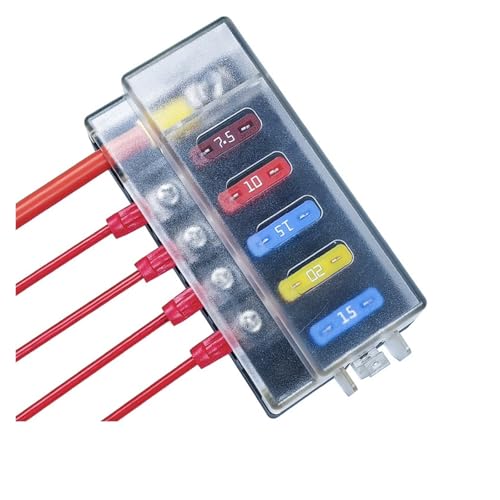 Car Fuse Box one in and Multiple Out 4-Way Fuse Box Four-Way Medium car Plug-in Fuse Box seat