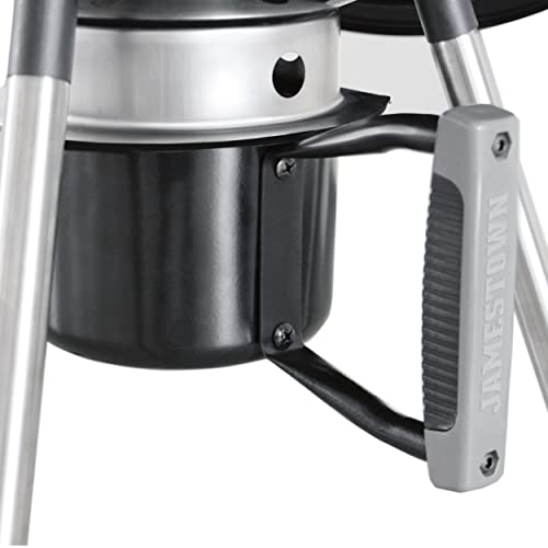 Foto von Jamestown DEXTER Holzkohlegrill Kugelgrill mit Aschetopf inkl. Thermometer im Deckel | Hochwertiger Kohlegrill für ein gelungenes Barbecue | Grillfläche Ø 45 cm