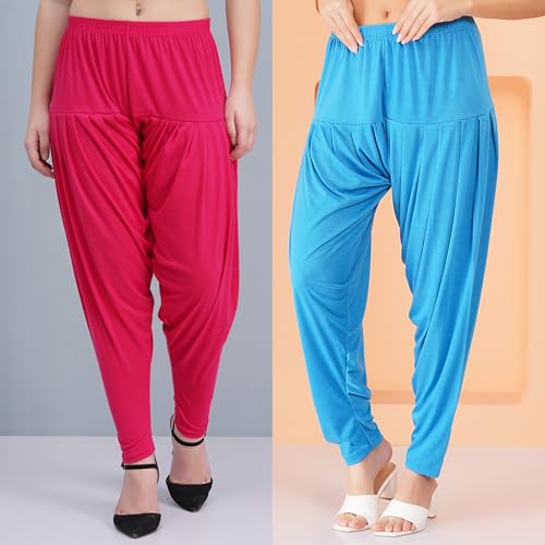 Image of Buy That Trendz Patiala Pant for Women Viscose Relaxed Fit Dhoti Patiyala Salwar Harem Style Bottom Pants