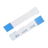QUARKZMAN Cavo Flessibile Piatto, 30mm Passo 1mm 8 Pin FPC FFC Cavo A Nastro Flessibile Per LCD TV Autoradio Lettore DVD 5Pezzi (Tipo B)