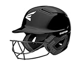Easton | ALPHA 3.0 Batting Helmet with Facemask | Baseball / Fastpitch Softball | Medium/Large | Black