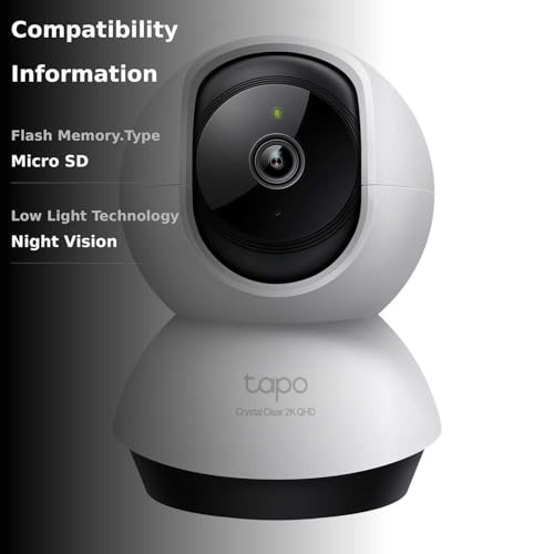 TP-Link Tapo Tapo 2K QHD Pan/Tilt Security Camera Tapo C220 の商品画像 5