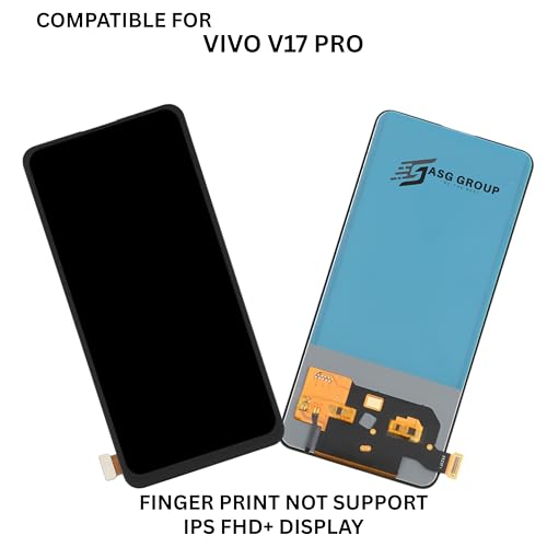 Image of Bezel-Less Display for Vivo V17 Pro | Full HD+ Screen Replacement | Original Quality Black Display with Touch Digitizer | Durable, High-Brightness Mobile Display Combo