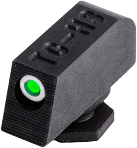 TRUGLO Tritium Handgun Sight | High-Visible Front & Rear Night Sights with Daylight White Dots & Low-Light Tritium Dots, Compatible with Glock Handguns