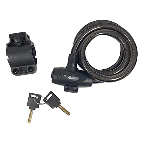 Co-Pilot CPC21 Bicycle Lock Cable, Black Cover