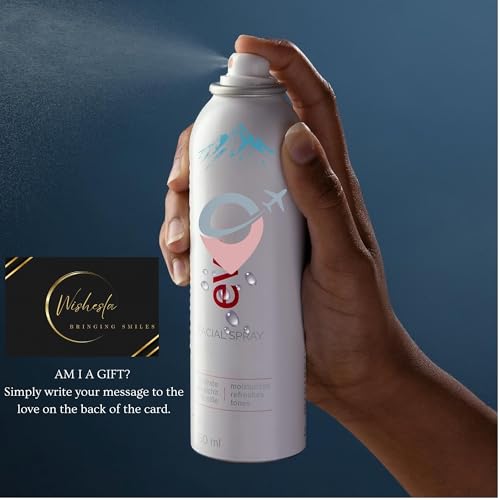 Face Mist Spray Hydrating Bundle - Cooling Spray for Face and Body, Hot Weather Water Mist with Wishesla Thank You Card (3-Pack 150ml) - Image 3