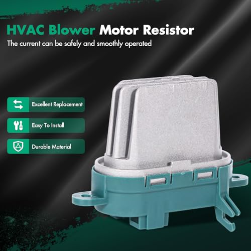 Image of Air Conditioning Heater Fan HVAC Blower Motor Resistor SCITOO Fit for Audi for Q7 2007-2015,for Porsche for Cayenne 2003-2006 2008-2010,for Volkswagen for Touareg 2004-2009, OE-7L0907521B, RU-506
