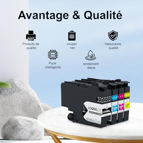 LC426XL cartouche haute capacité pour impression Brother nette