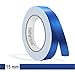siviwonder Zierstreifen blau metallic matt in 15 mm Breite und 10 m Länge für Auto Boot Jetski Modellbau Klebeband Aufkleber Folie Dekorstreifen