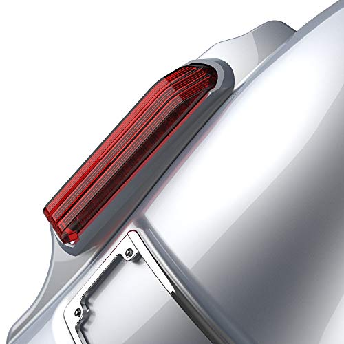 Advanblack One Piece Dominator Stretched Rear Fender Fit For Harley Touring Street Glide Road Glide Special 2014-2020 (Barracuda Silver(Glossy)) #TOP7