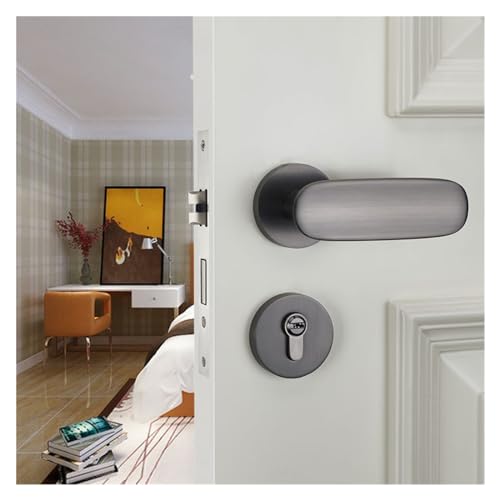 Cerradura magnética gris para puertas de madera de interior de 35-50mm 4