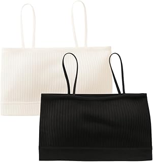 JORGOVIE Women’s Free Size Removable Padded Bra – Lightly Padded One-Size Bra with Fixed Non-Adjustable Straps | Everyday ...