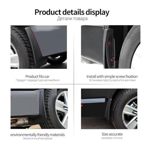 Guardabarros para coche CRV 2012-2016 que evitan daños por salpicaduras 3