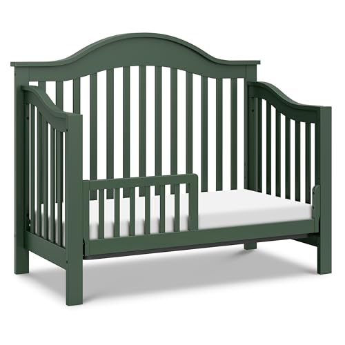 Image of Davinci Jayden 4-in-1 Convertible Crib, GREENGUARD Certified, Forest Green