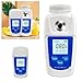 Digital Sugar Meter with 0-32% and 0-55% Range, for Brix Refractometer for Food Industry Liquids, Portable Sugar Content Analyzer with Automatic Compensation, Blue + White(0-55%)