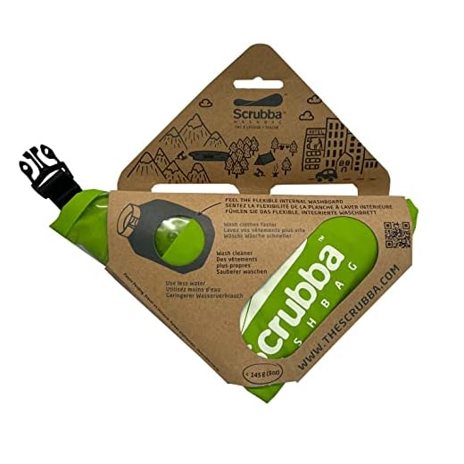 Scrubba 'Wash Bag' Waschsack, Grün, One Size (Discontinued) - CBAG-001