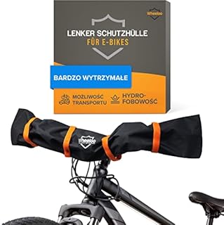WHEELOO Pokrowiec ochronny na kierownicę Ebike Transport Protection I Wodoodporny i wytrzymały I Pokrowiec na rower do bagażnika tylnego I Ochrona przed deszczem Pokrowiec ochronny na kierownicę