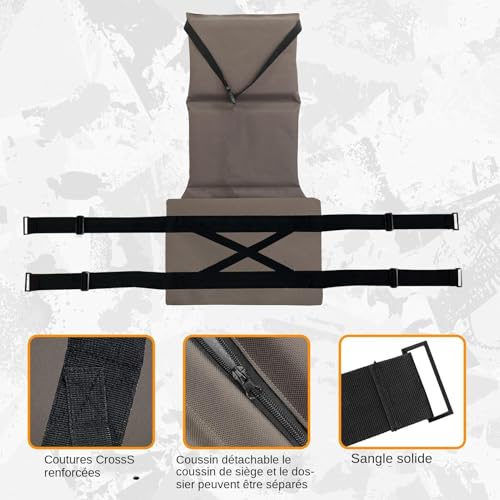 Coussin de siège pour support d'arbre en mousse haute densité durable