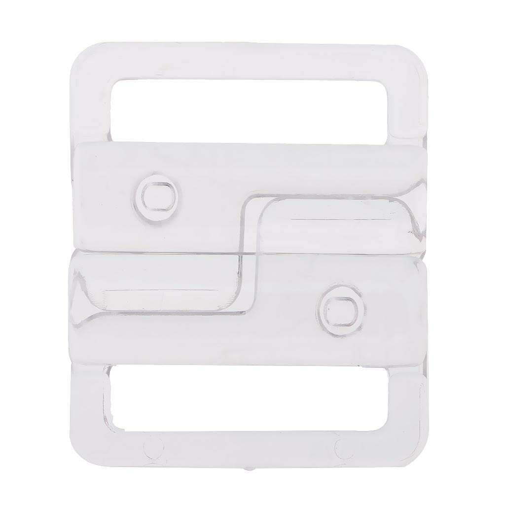 MERISHOPP® 10 Sets Bra Clip Swimwear Clickers Bikini Front Closure Buckle Clips Clear|Crafts | Sewing | Closures & Connectors |10 Sets Abs Bra Clip 4