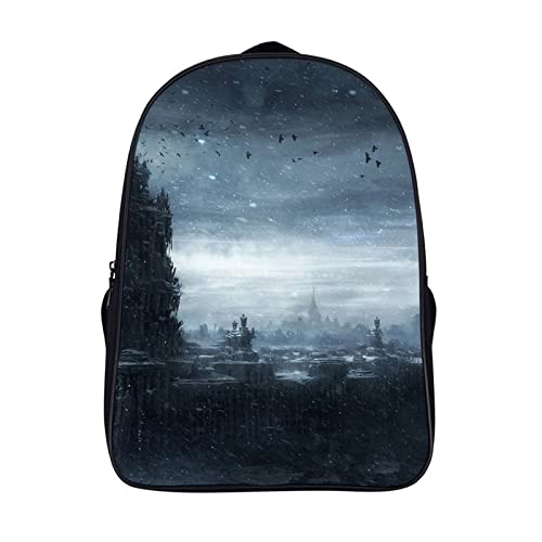 Sac à dos imprimé mode Doomsday sac d'école enfant adulte 40x28x16cm