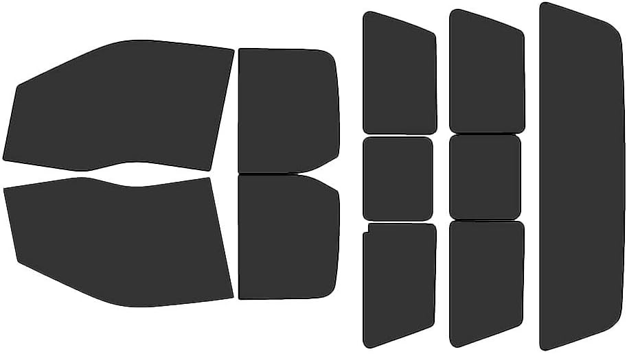 Rvinyl Window Tint Kit Compatible with Ford F-150 2015-2020 2 Door Supercab - Black 20% - Single Ply No Bubble Film - Do it Yourself Vehicle Complete Precut Kit